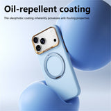 ABEEL iPhone 17 Pro / 18 Pro Hårdt Soft-Touch Plast Bagside Cover m. Kickstand - MagSafe Kompatibel - Sort