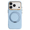 ABEEL iPhone 17 Pro Max / 18 Pro Max Hårdt Soft-Touch Plast Bagside Cover m. Kickstand - MagSafe Kompatibel - Lyseblå