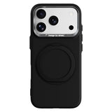 ABEEL iPhone 17 Pro Max / 18 Pro Max Hårdt Soft-Touch Plast Bagside Cover m. Kickstand - MagSafe Kompatibel - Sort