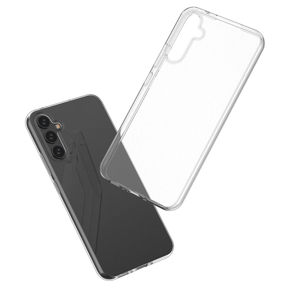 Samsung Galaxy A34 (5G) Fleksibelt Plastik Bagside Cover - Gennemsigtig