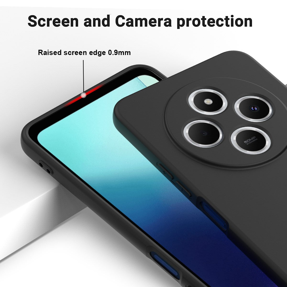EIDERWOOD Xiaomi Redmi 17C (4G) Silikone Cover m. Strop - Sort