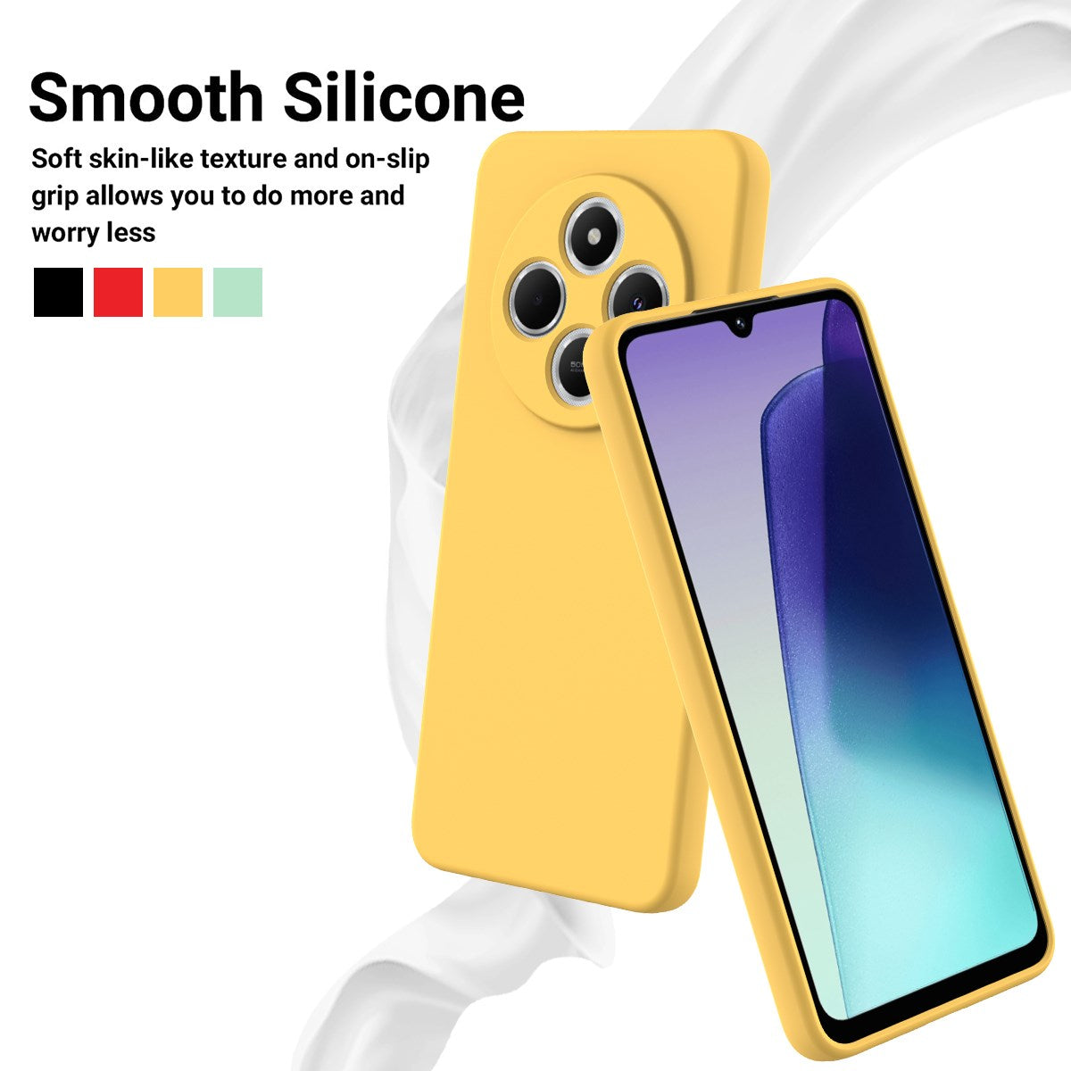 EIDERWOOD Xiaomi Redmi 17C (4G) Silikone Cover m. Strop - Gul