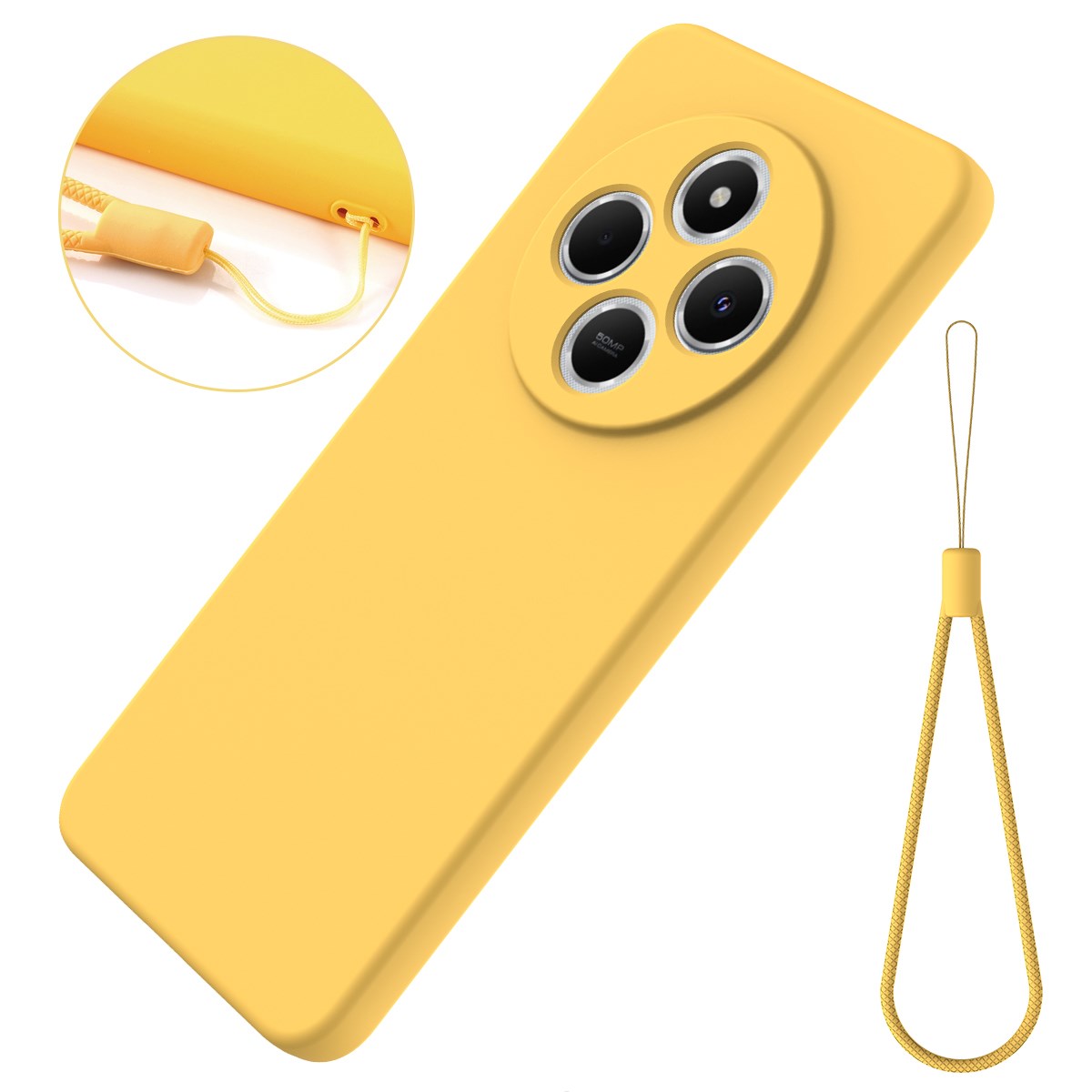 EIDERWOOD Xiaomi Redmi 17C (4G) Silikone Cover m. Strop - Gul