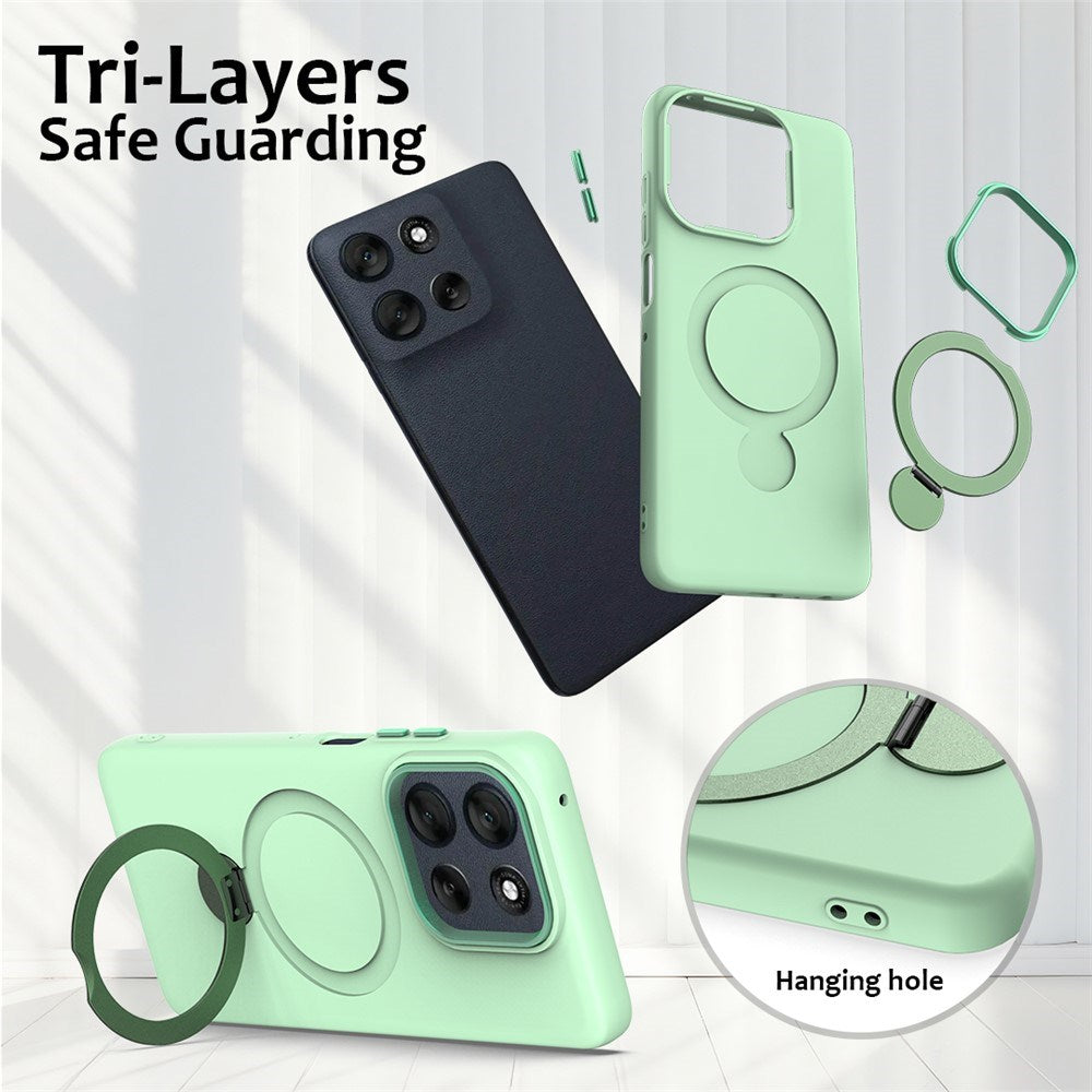 EIDERWOOD OnePlus Nord 6 / Nord CE6 Hybrid Mobil Cover m. Kickstand - MagSafe Kompatibel - Grøn