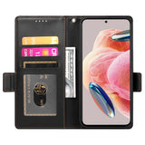 OPPO Reno16 F (5G) EIDERWOOD Kunstlæder Flipcover m. Indbygget Kortholder - Sort