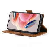 OPPO Reno16 F (5G) EIDERWOOD Kunstlæder Flipcover m. Indbygget Kortholder - Brun