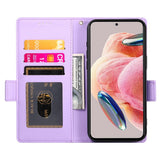 OPPO Reno16 F (5G) EIDERWOOD Kunstlæder Flipcover m. Indbygget Kortholder - Lilla