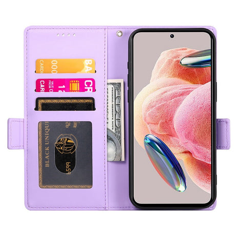 OPPO Reno16 F (5G) EIDERWOOD Kunstlæder Flipcover m. Indbygget Kortholder - Lilla