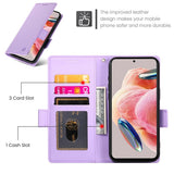 OPPO Reno16 F (5G) EIDERWOOD Kunstlæder Flipcover m. Indbygget Kortholder - Lilla