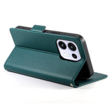 OPPO Reno16 F (5G) EIDERWOOD Kunstlæder Flipcover m. Indbygget Kortholder - Grøn
