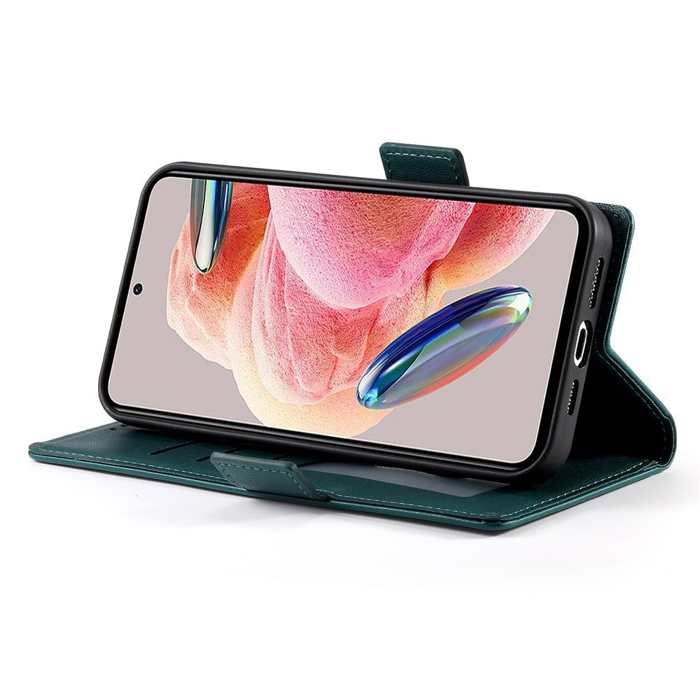OPPO Reno16 F (5G) EIDERWOOD Kunstlæder Flipcover m. Indbygget Kortholder - Grøn