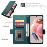 OPPO Reno16 F (5G) EIDERWOOD Kunstlæder Flipcover m. Indbygget Kortholder - Grøn