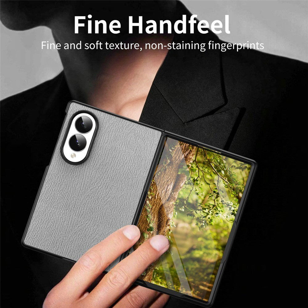 Samsung Galaxy Z Fold8 EIDERWOOD Hybrid Mobilcover m. Trætekstur - Sort