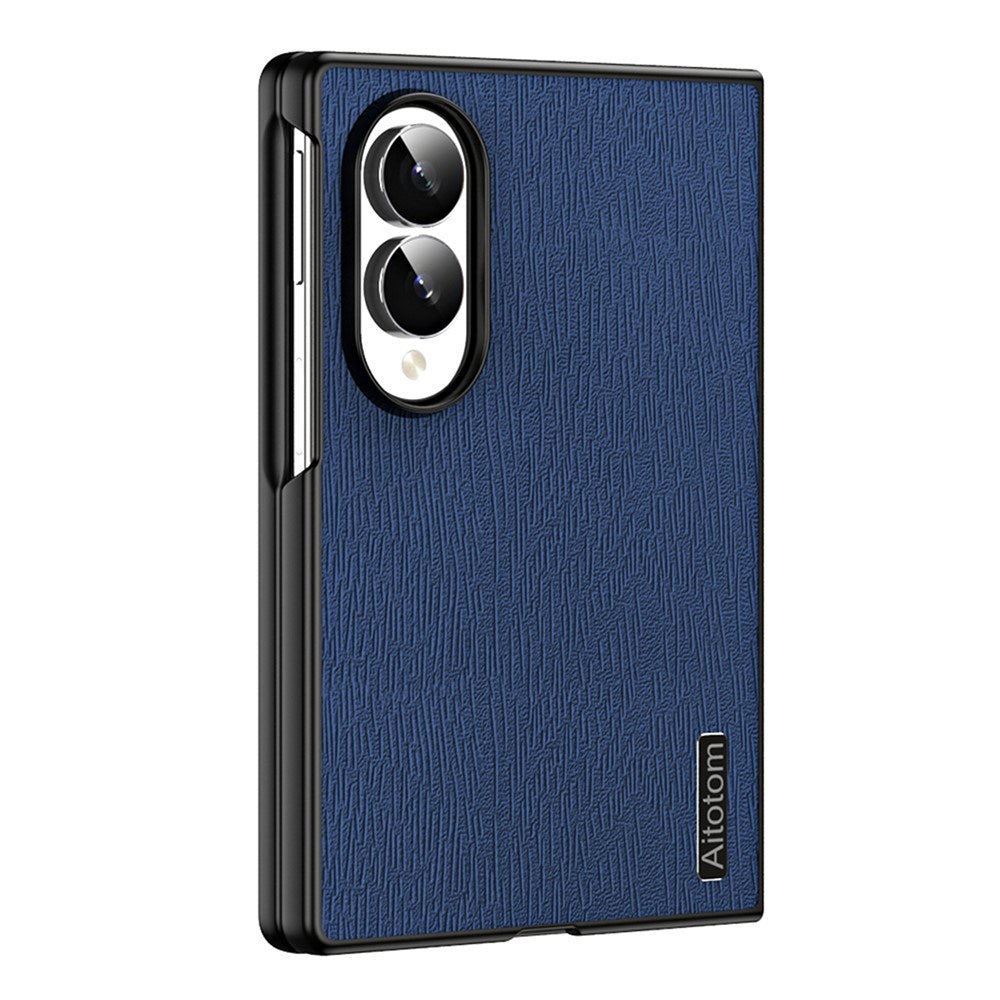 Samsung Galaxy Z Fold8 EIDERWOOD Hybrid Mobilcover m. Trætekstur - Blå