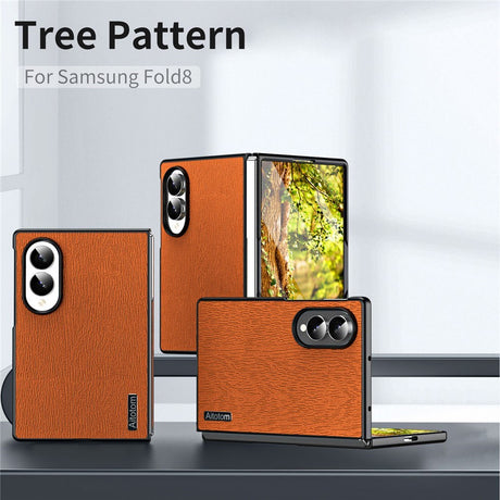 Samsung Galaxy Z Fold8 EIDERWOOD Hybrid Mobilcover m. Trætekstur - Brun