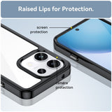 OPPO Reno16 F (5G) EIDERWOOD Hybrid Mobilcover - Gennemsigtig / Sort