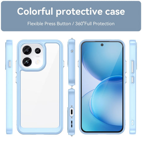 OPPO Reno16 F (5G) EIDERWOOD Hybrid Mobilcover - Gennemsigtig / Blå
