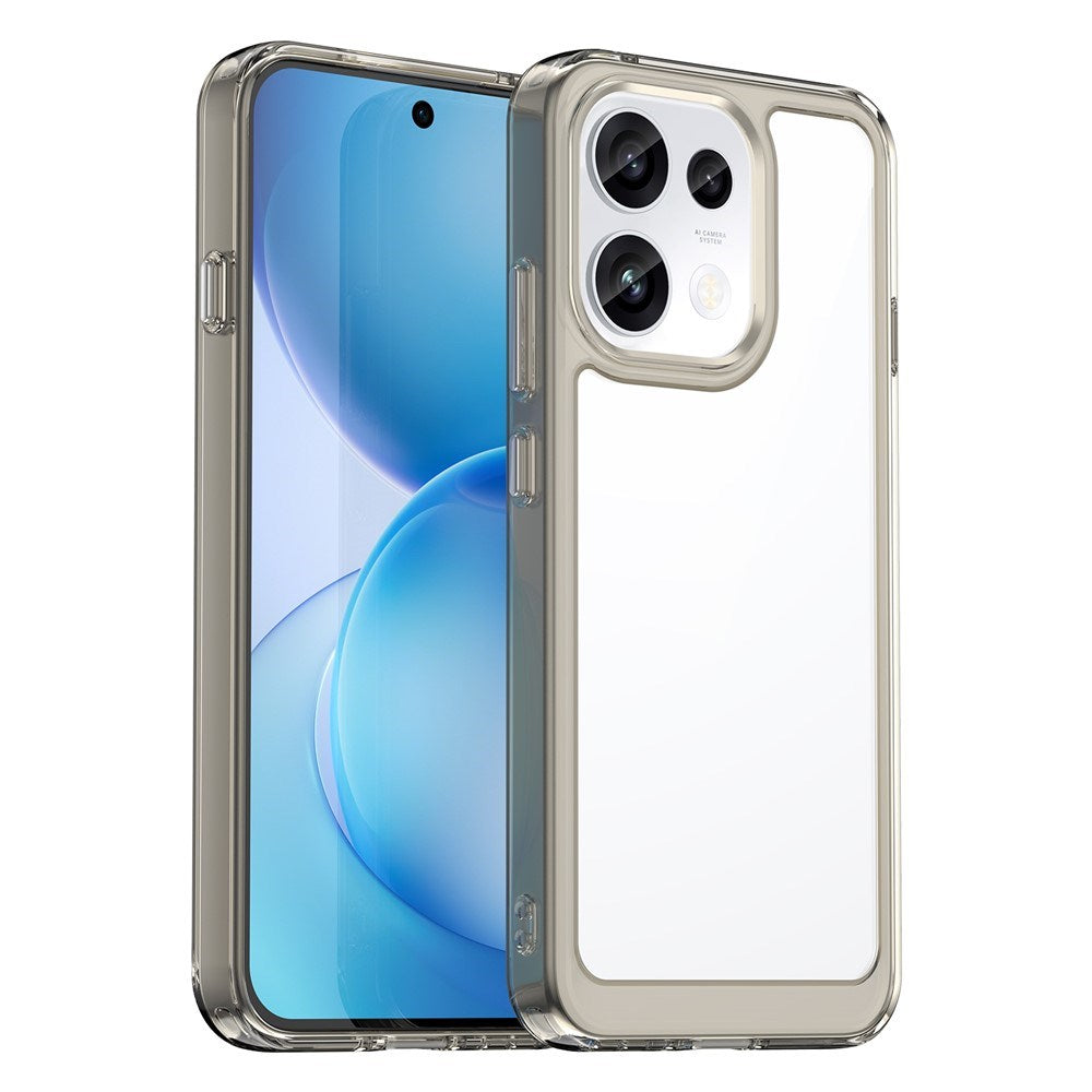 OPPO Reno16 F (5G) EIDERWOOD Hybrid Mobilcover - Gennemsigtig / Grå