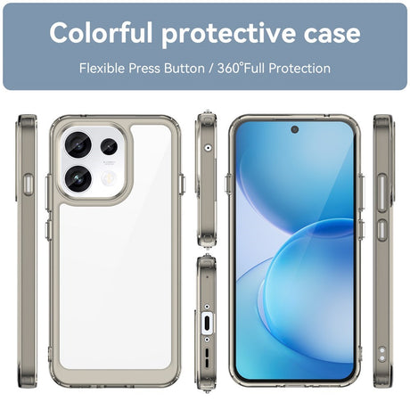 OPPO Reno16 F (5G) EIDERWOOD Hybrid Mobilcover - Gennemsigtig / Grå