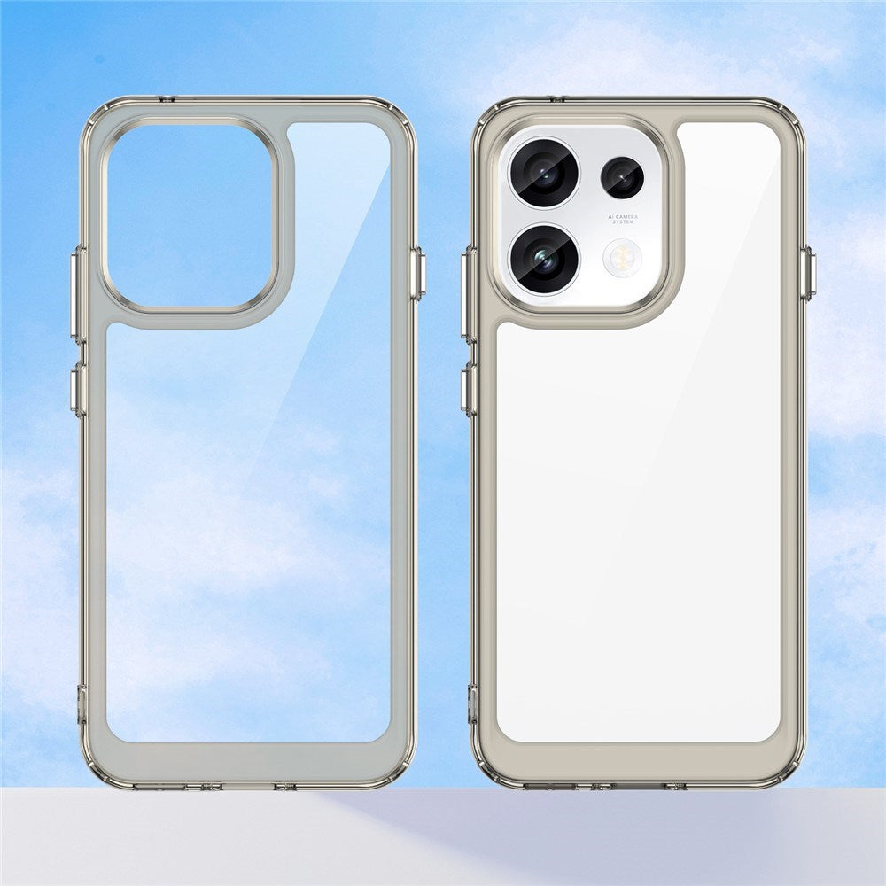 OPPO Reno16 F (5G) EIDERWOOD Hybrid Mobilcover - Gennemsigtig / Grå