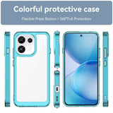 OPPO Reno16 F (5G) EIDERWOOD Hybrid Mobilcover - Gennemsigtig / Turkis