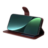 Xiaomi 13 Læder Flip Cover m. Pung - Brun