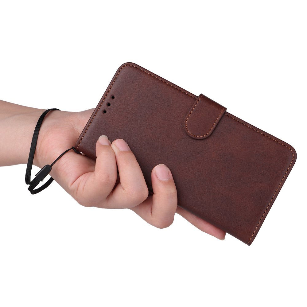 Xiaomi 13 Læder Flip Cover m. Pung - Brun