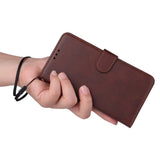 Xiaomi 13 Læder Flip Cover m. Pung - Brun