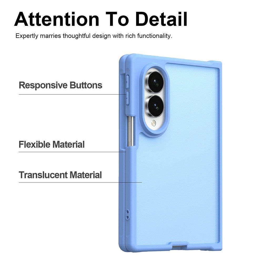 Samsung Galaxy Z Fold8 EIDERWOOD Mat Hybrid Mobilcover - Lyseblå