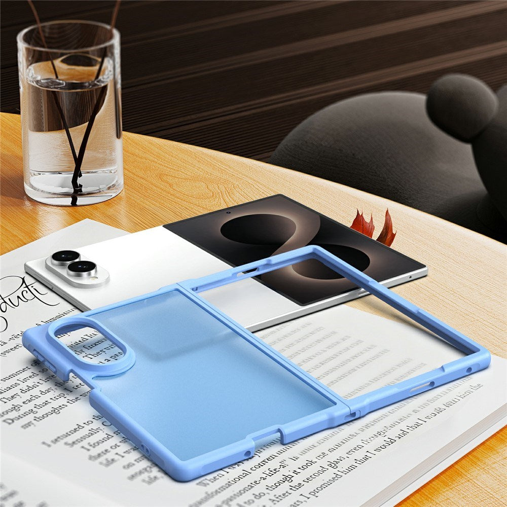 Samsung Galaxy Z Fold8 EIDERWOOD Mat Hybrid Mobilcover - Lyseblå