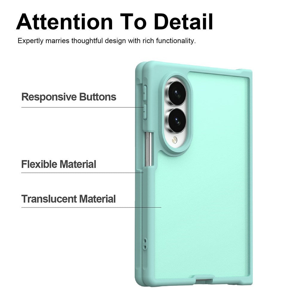 Samsung Galaxy Z Fold8 EIDERWOOD Mat Hybrid Mobilcover - Turkis