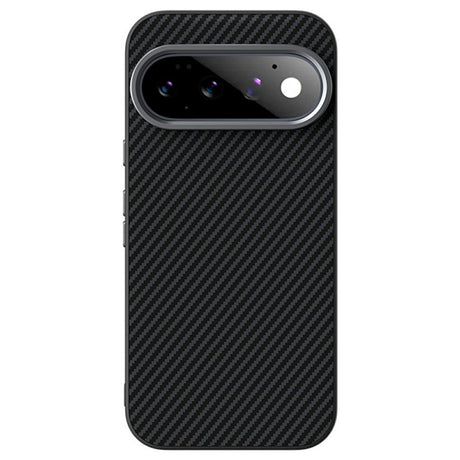 Google Pixel 11 Pro ABEEL Hybrid Mobilcover m. Karbonfibretekstur - Sort