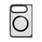 DUX DUCIS Aimo Series iPhone Fold Hybrid Mobilcover - MagSafe Kompatibel - Gennemsigtig / Sort