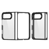 DUX DUCIS Aimo Series iPhone Fold Hybrid Mobilcover  - Gennemsigtig / Sort