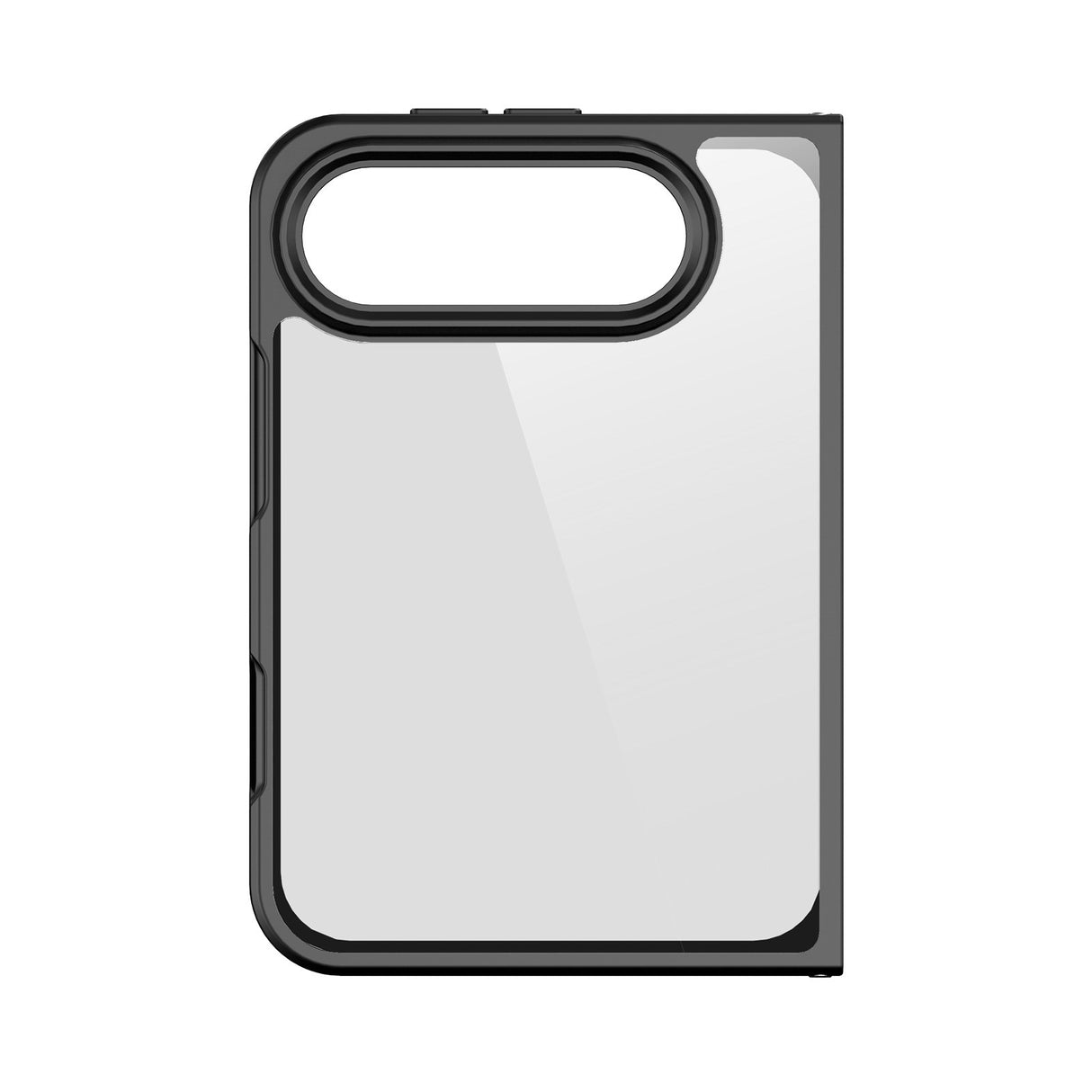 DUX DUCIS Aimo Series iPhone Fold Hybrid Mobilcover  - Gennemsigtig / Sort