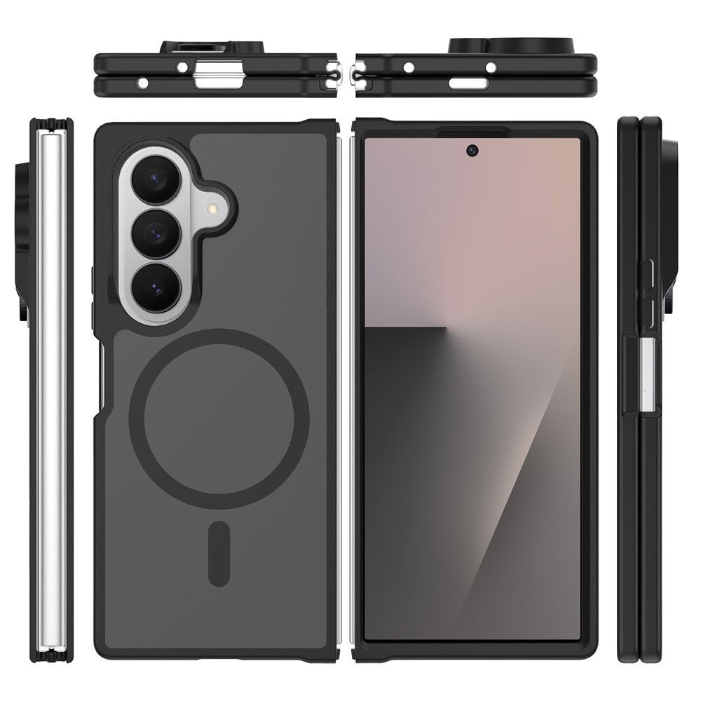 Samsung Galaxy Z Fold8 Ultra EIDERWOOD Hybrid Mobilcover inkl. Skærmbeskyttelsessæt - Lilla / Gennemsigtig