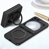 Samsung Galaxy Z Flip8 EIDERWOOD Hårdt Plastik Mobilcover med Ståfunktion - MagSafe Kompatibel - Sort
