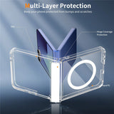 Samsung Galaxy Z Flip8 EIDERWOOD Hybrid Cover m. Indbygget Hængselbeskyttelse - Gennemsigtig