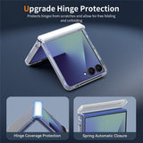 Samsung Galaxy Z Flip8 EIDERWOOD Hybrid Cover m. Indbygget Hængselbeskyttelse - Gennemsigtig
