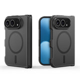 DUX DUCIS Yind Series iPhone Fold Hybrid Bagside Cover - MagSafe Kompatibel - Mat Sort