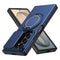 Samsung Galaxy Z Fold8 Ultra / Fold7 EIDERWOOD Hybrid Cover - 360° Roterbar Kickstand - Kameraslider - MagSafe Kompatibel - Blå