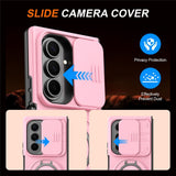 Samsung Galaxy Z Fold8 Ultra / Fold7 EIDERWOOD Hybrid Cover - 360° Roterbar Kickstand - Kameraslider - MagSafe Kompatibel - Lyserød