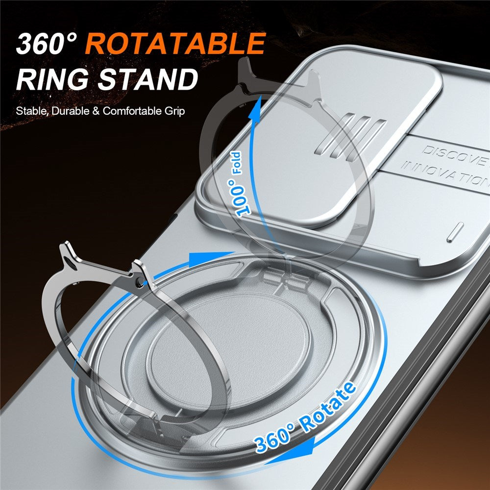 Samsung Galaxy Z Fold8 Ultra / Fold7 EIDERWOOD Hybrid Cover - 360° Roterbar Kickstand - Kameraslider - MagSafe Kompatibel - Grå