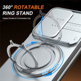 Samsung Galaxy Z Fold8 Ultra / Fold7 EIDERWOOD Hybrid Cover - 360° Roterbar Kickstand - Kameraslider - MagSafe Kompatibel - Grå