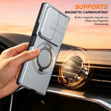 Samsung Galaxy Z Fold8 Ultra / Fold7 EIDERWOOD Hybrid Cover - 360° Roterbar Kickstand - Kameraslider - MagSafe Kompatibel - Grå