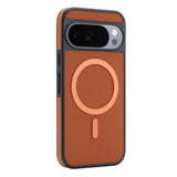 Google Pixel 11 / 11 Pro EIDERWOOD Bagsidecover m. Karbonstruktur - MagSafe Kompatibel - Brun