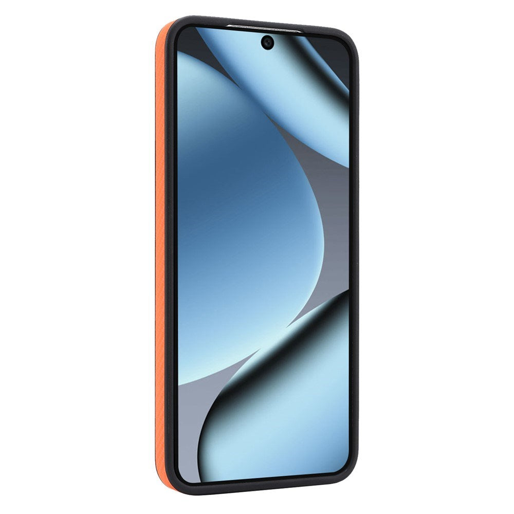 Google Pixel 11 Pro XL EIDERWOOD Bagsidecover m. Karbonstruktur - MagSafe Kompatibel - Orange