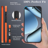 Google Pixel 11 Pro XL EIDERWOOD Bagsidecover m. Karbonstruktur - MagSafe Kompatibel - Orange