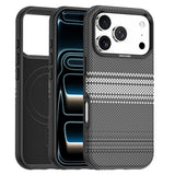 iPhone 18 Pro EIDERWOOD Mobilcover m. Mønstret Kunstlæderbagside - MagSafe Kompatibel - Grå