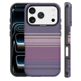 iPhone 18 Pro EIDERWOOD Mobilcover m. Mønstret Kunstlæderbagside - MagSafe Kompatibel - Lilla